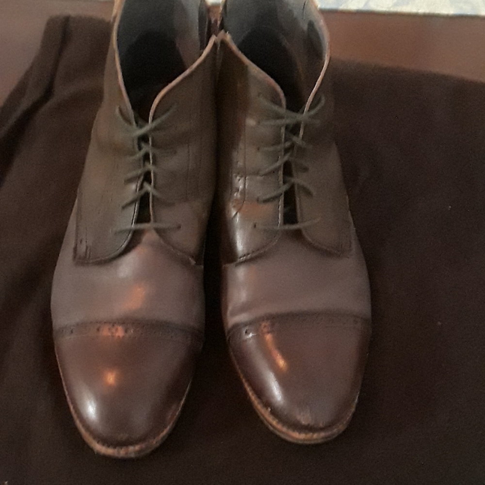 Olive green and brown Pikolinos boots,size 9